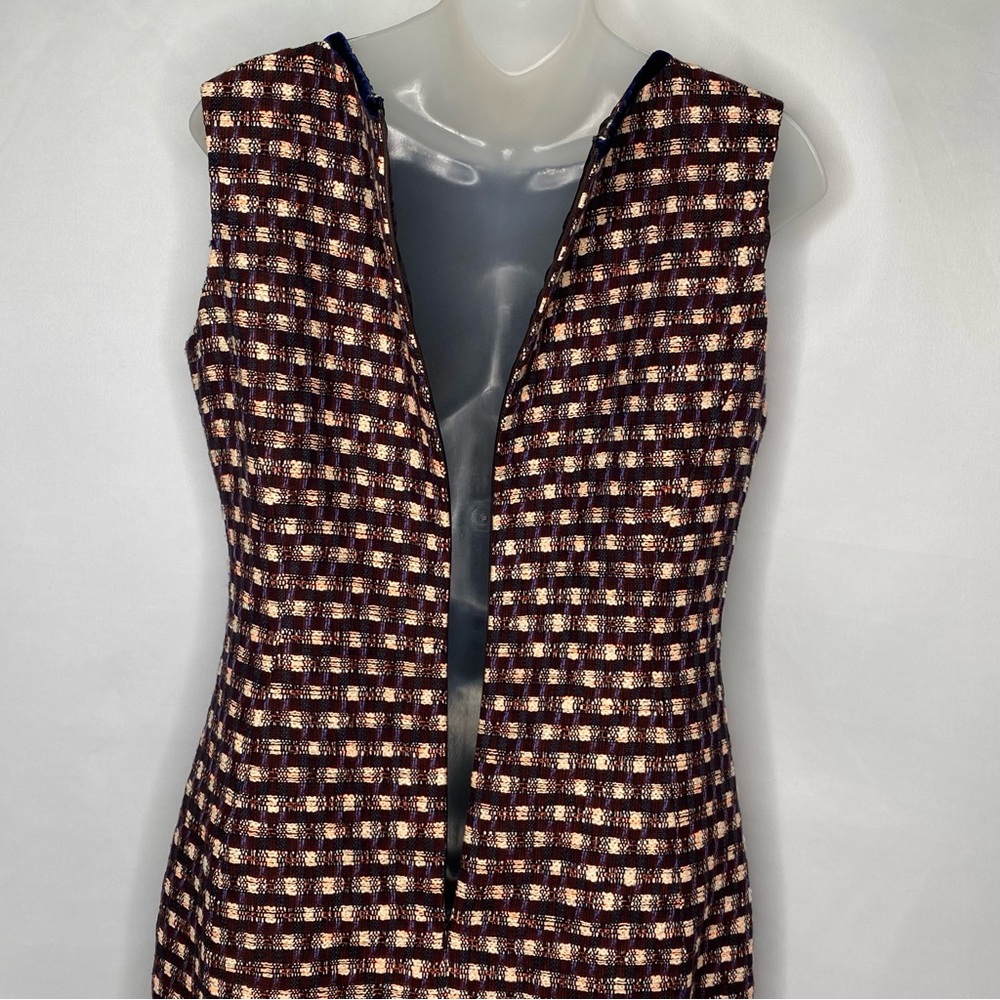 Brooks Brothers Tweed Dress Sleeveless Sz 8 - Picture 3 of 11